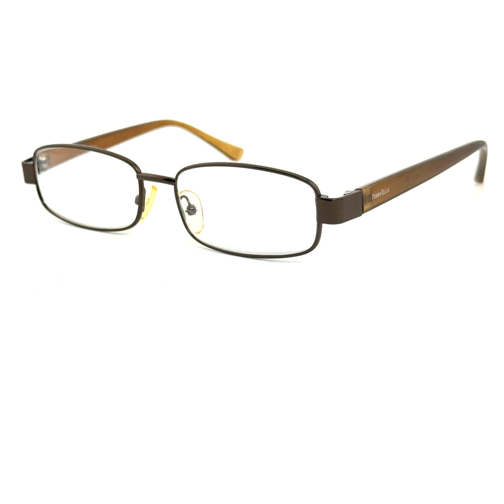 PERRY ELLIS PE02-1 Eyeglasses Frames Brown Orange Full‎ Rim H14272